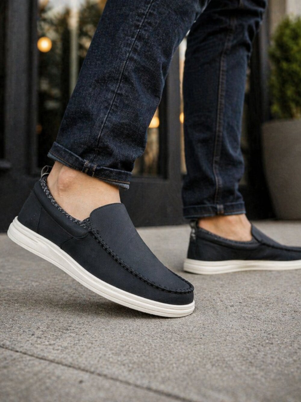 Hey Dude Paul Loafer Black Mens Size 15 Slip On Casual Lightweight New